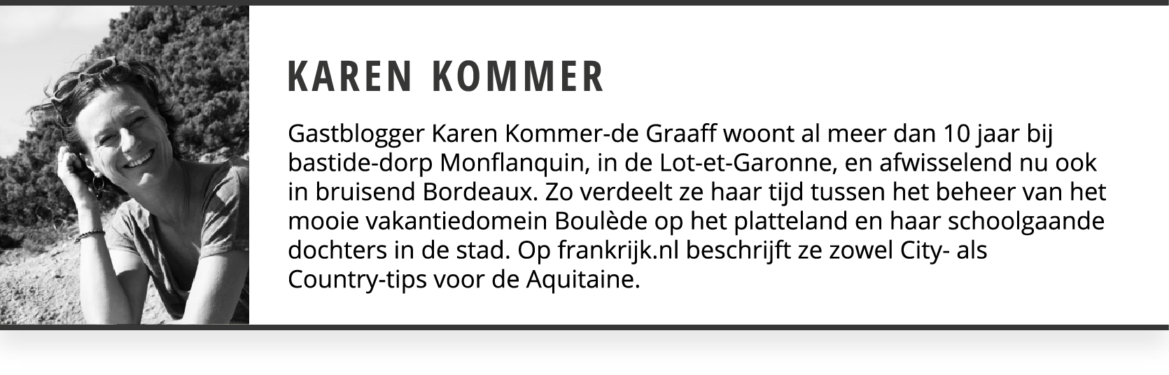 Karen Kommer Gastblogger