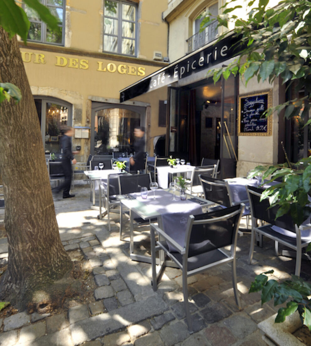 Zalige restaurant van Cour des Loges Lyon