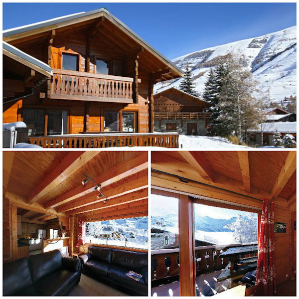 mooie chalets skivakantie vrienden en familie: Chalet Soleil Levant Les deux Alpes Sunweb