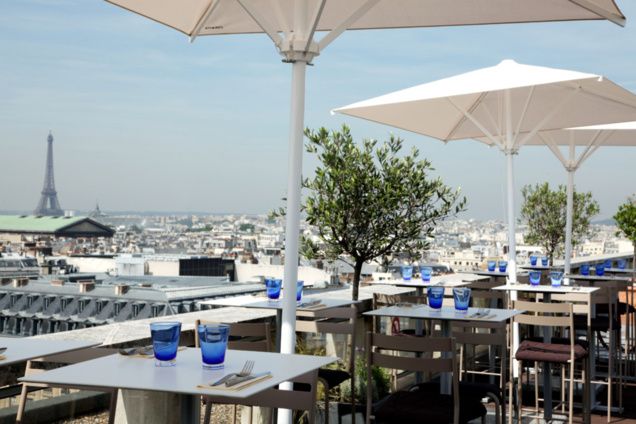 top 10 mooiste uitzichten parijs warenhuizen dakterras
