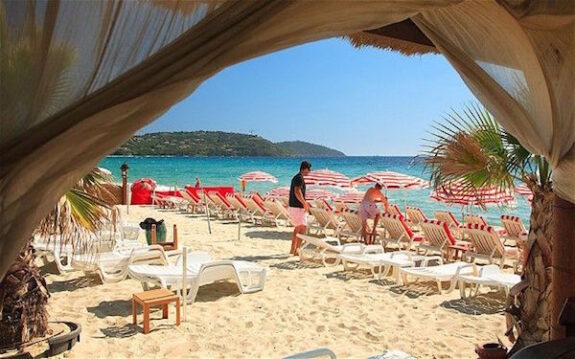 Pampelonne Strand Saint Tropez Frankreich