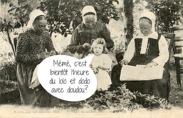 Franse dubbelwoorden: kindertaal