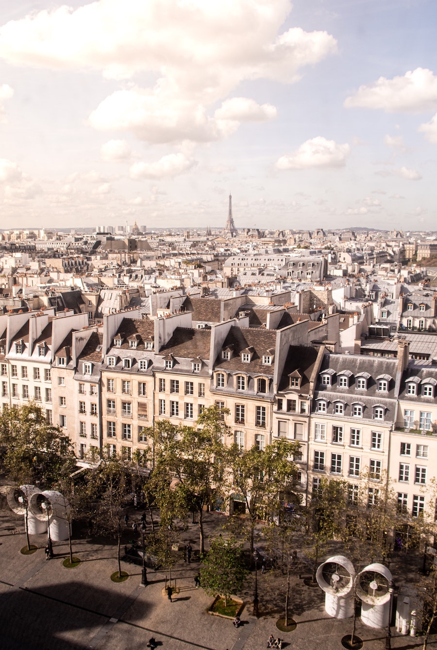 uitzicht vanaf Pompidou