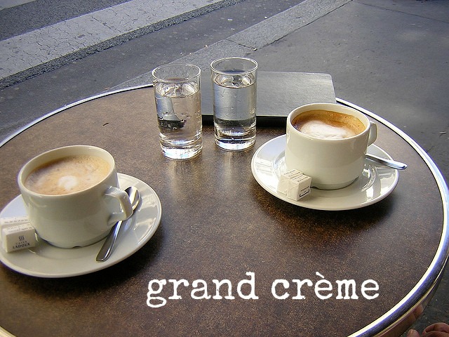 grand crème koffie Parijs