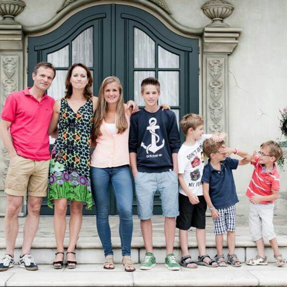 Mandy en haar gezin van Club les Ormes in de Dordogne