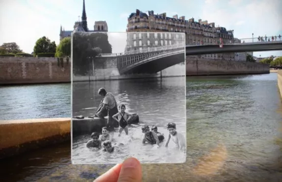 Verbluffende foto’s: Parijs toen & nu