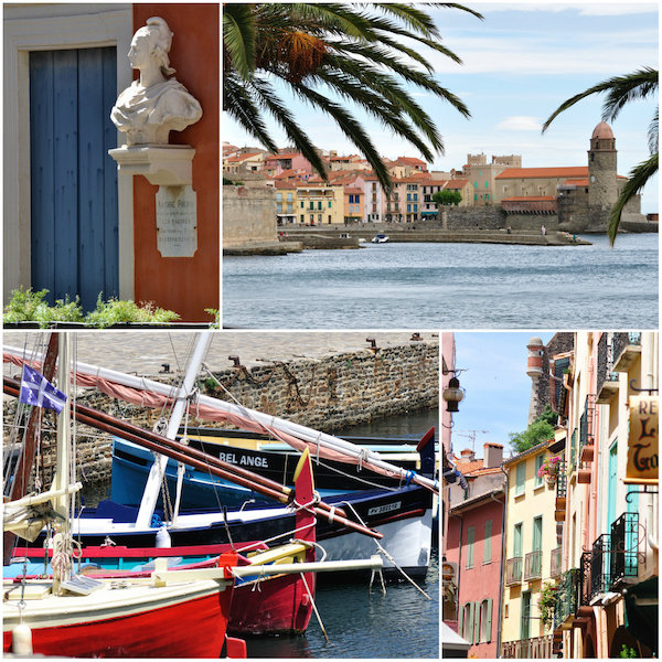 Bezienswaardigheden in pittoresk vissersdorp Collioure Languedoc-Roussillon