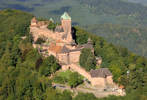 Chateau du Haut Koenigsbourg, Elzas, Frankrijk