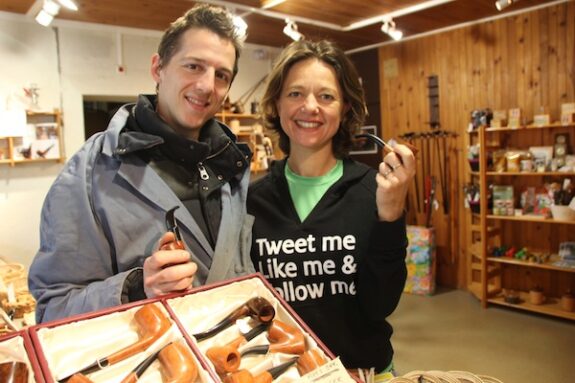 Carole op bezoek bij Pipes Genod in de Jura