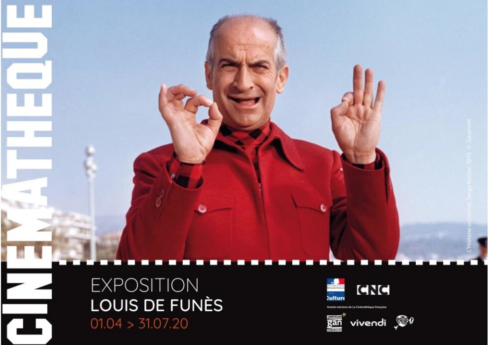 Louis de Funès expositie Cinemathèque Paris