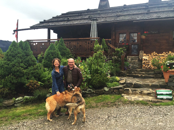 B&B La Ferme de Vonezins in de Savoie: gast Carole en eigenaar Philippe