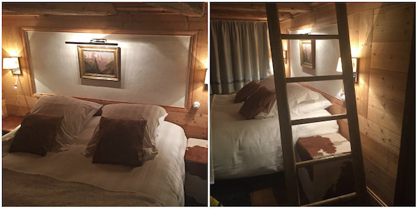 B&B La Ferme des Vonezins Franse Alpen Haute-Savoie slaapkamer