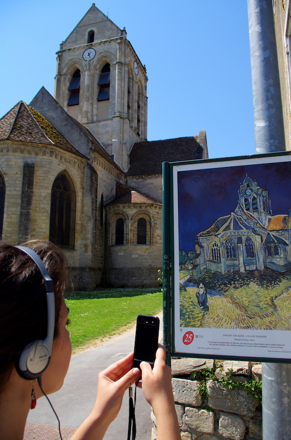 Van Gogh in Frankrijk: kerk van Auvers sur Oise