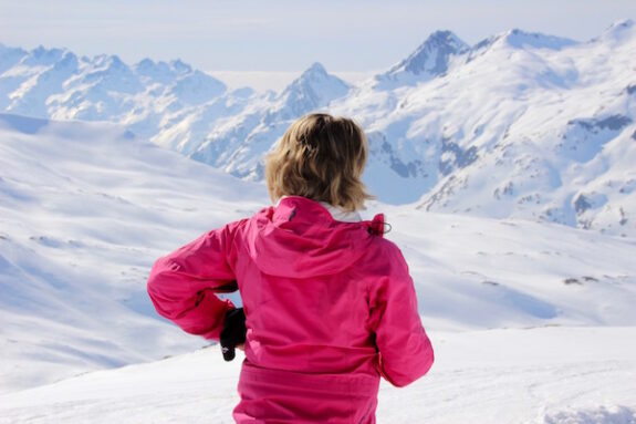 Josee op vakantie in skigebied Les Sybelles in Frankrijk