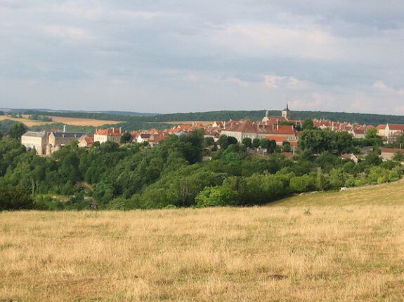 Flavigny sur Ozerain in de Bourgogne