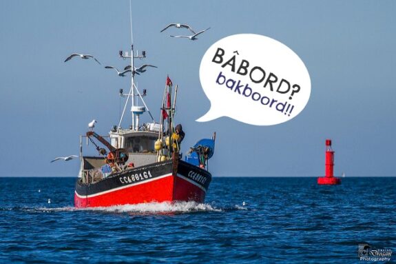 Nederlandse woorden in de FRanse taal babord bakboord