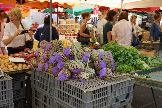 Provençaalse markt in Aix