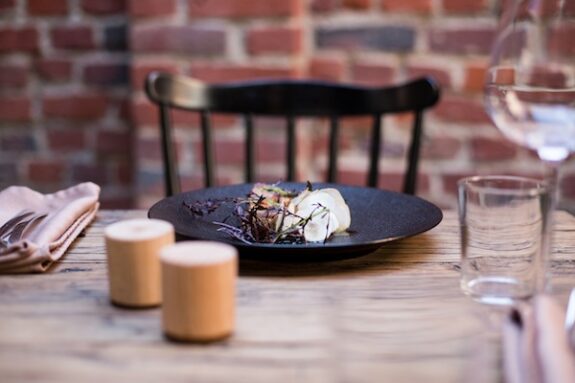 Seizoensgebonden producten in restaurant Bloempot