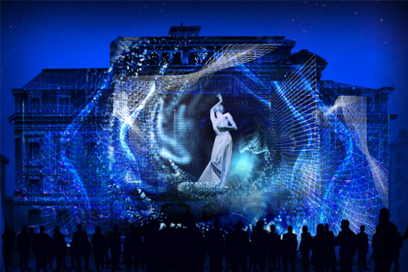 Lichtfestival Puy-de-Lumière: theater