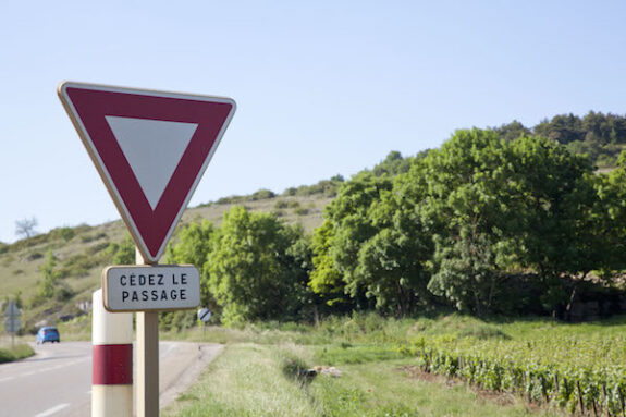 Verkeersboord Cédez le passage