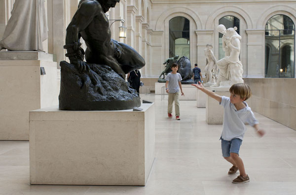 Louvre met kinderen Parijs