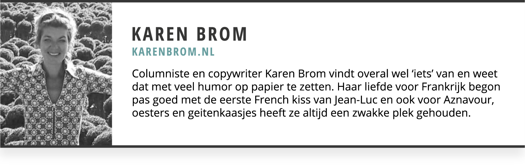 Karen Brom Gastblogger