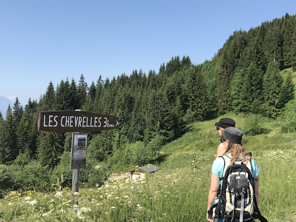 yoga wandeling Portes du Soleil Franse Alpen bergen zomer