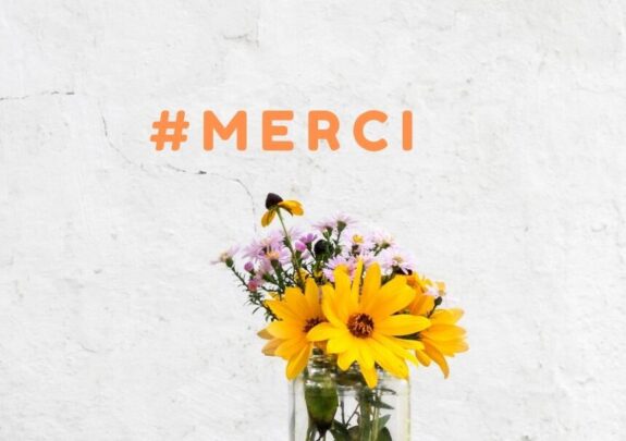 merci bloemen franse