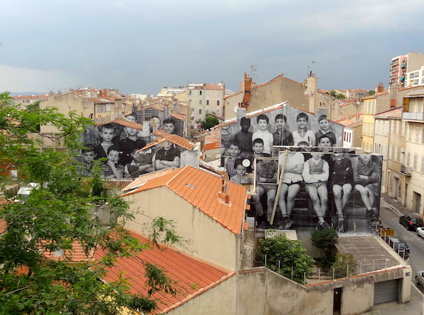 Friche Belle de Mai in Marseille - project van fotokunstenaar JR
