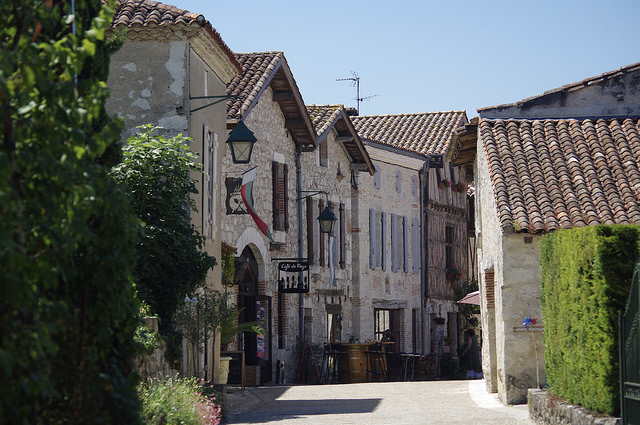 Lot-et-Garonne vakantiestreek Pujols dorp