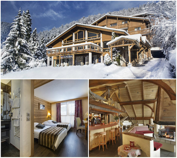 Groot familiehotel in chaletstijl: Hotel Alpen Roc in La Clusaz