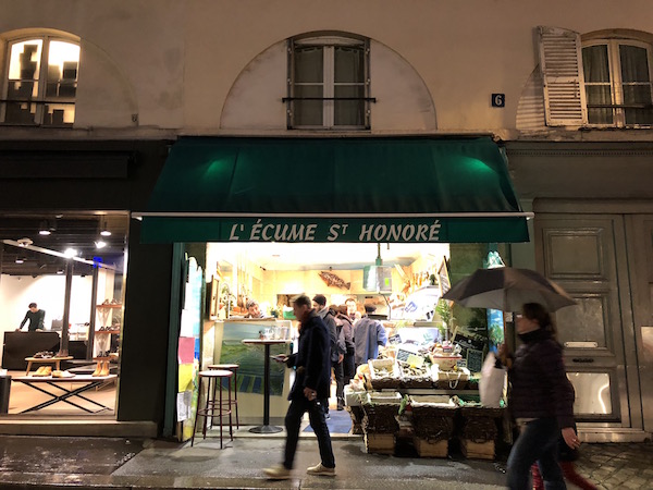 romantisch weekend in Parijs oesters fruits de mer L Ecume Saint-Honoré