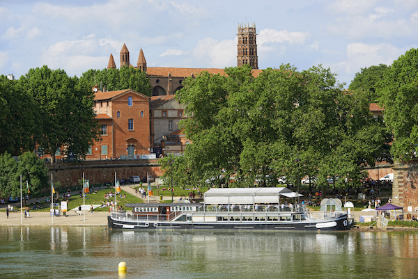 Oevers van de Garonne in Toulouse