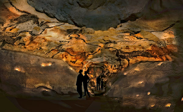 Prähistorischen Höhle Lascaux IV