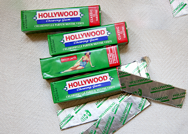Frans snoepgoed La Vosgienne tankstatio Hollywood kauwgom