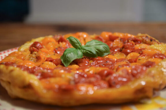 Tarte Tatin met Tomaten