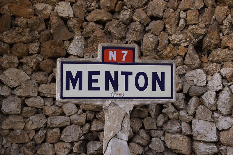 Menton Route nationale 7