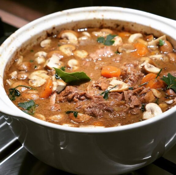 Franse stoofgerecht met donker bier
