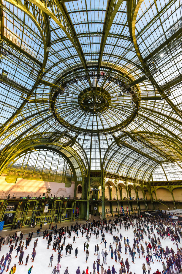 Schaatsen in het Grand Palais