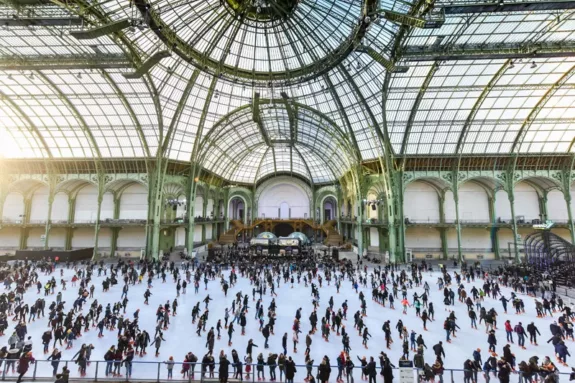 Schaatsen in het Grand Palais