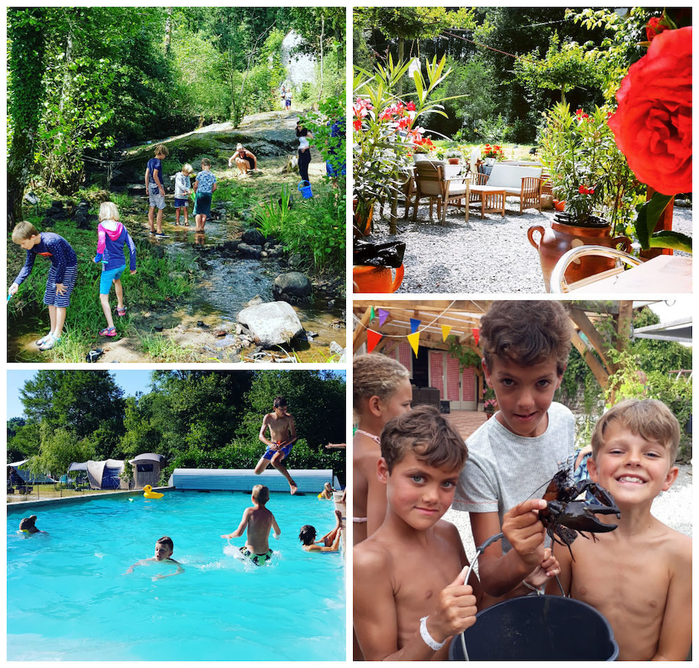 camping glamping in Frankrijk met kinderen zwembad