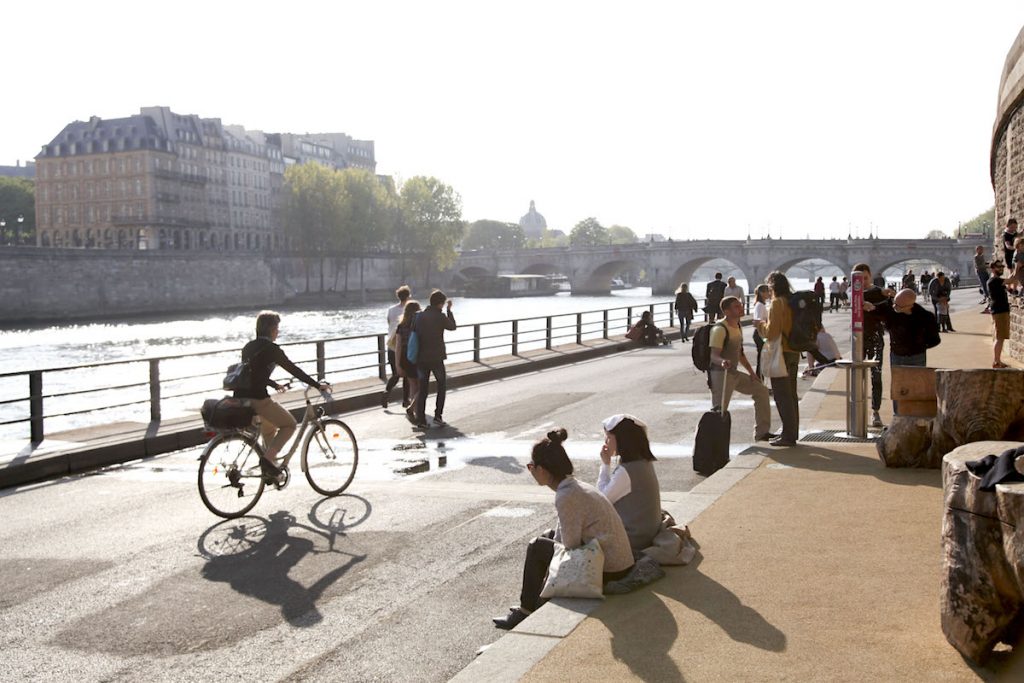 Parijs tips met tieners Berges de Seine