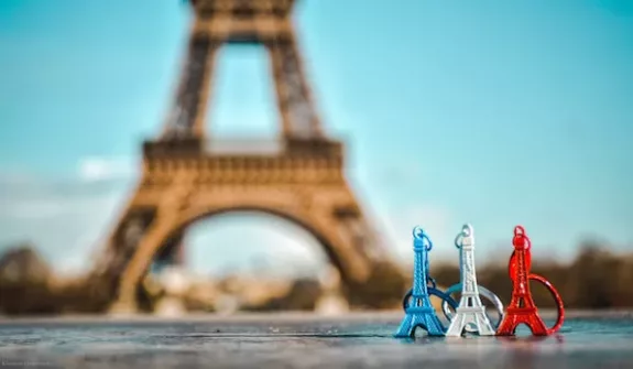Eiffeltoren Franse driekleur