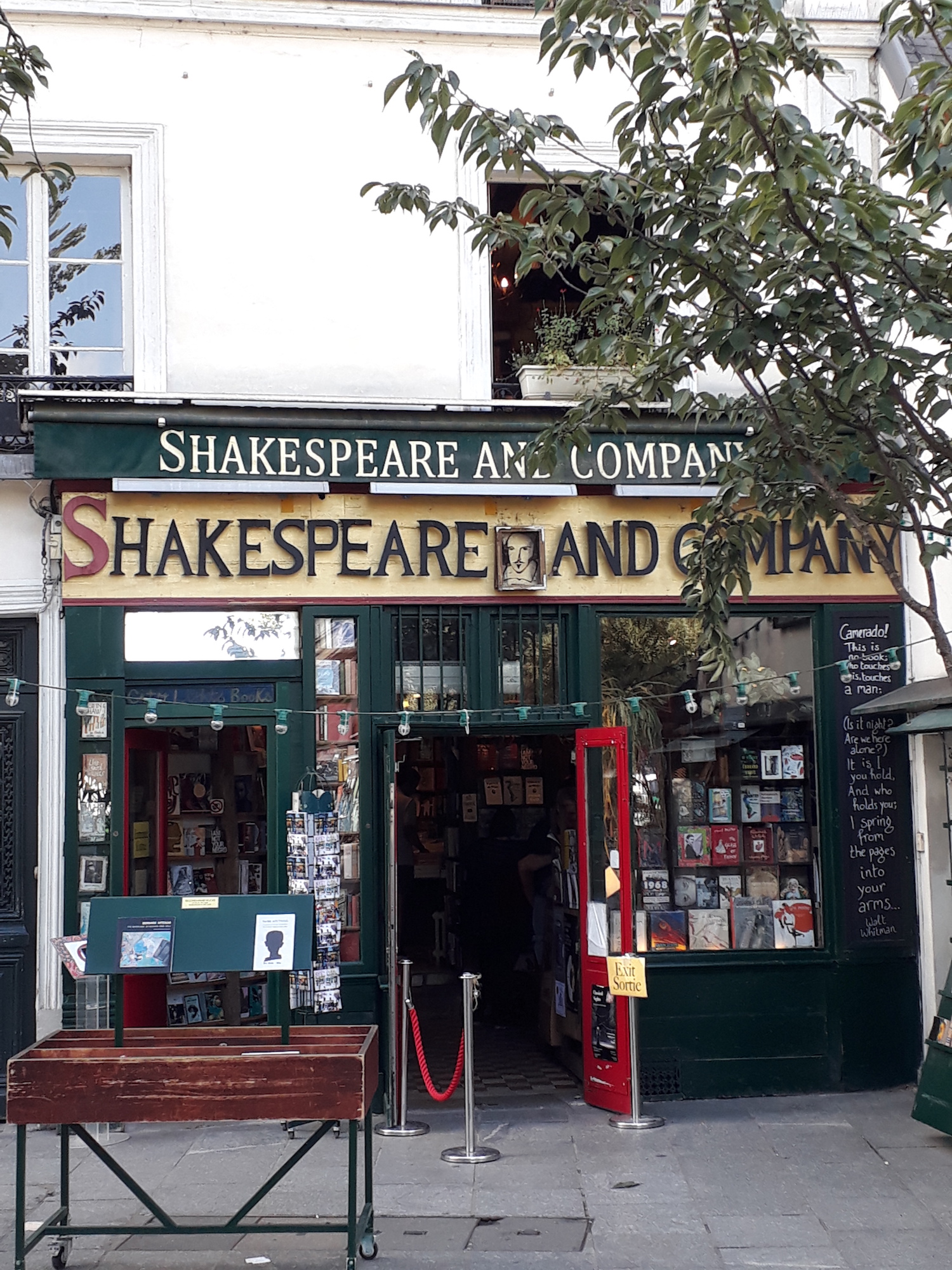 Boekhandel Shakespear & Co Parijs