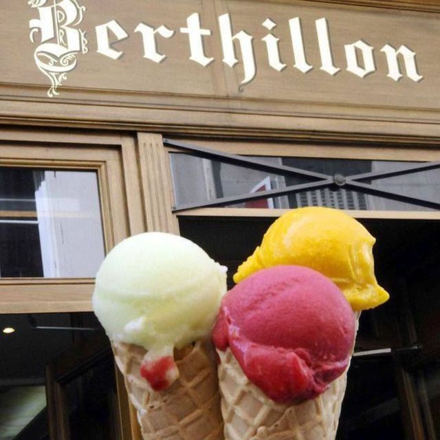 Berthillon ijs eten in Parijs