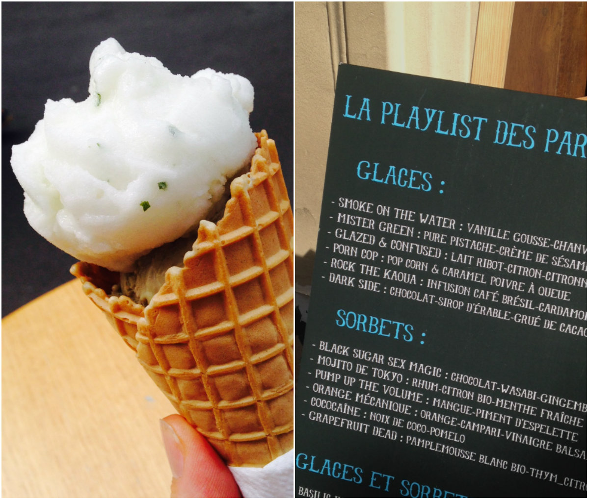 Mojito ijs bij Glazed Parijs