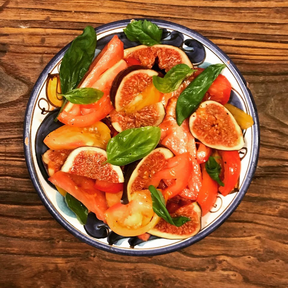 recept tomaat vijgen salad