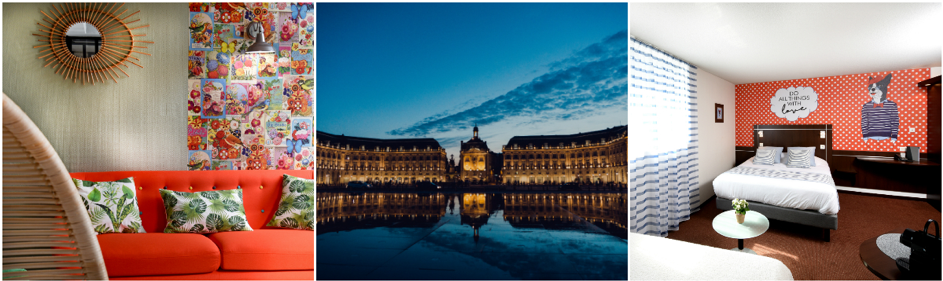 Bordeaux leuk hotel Logis de France