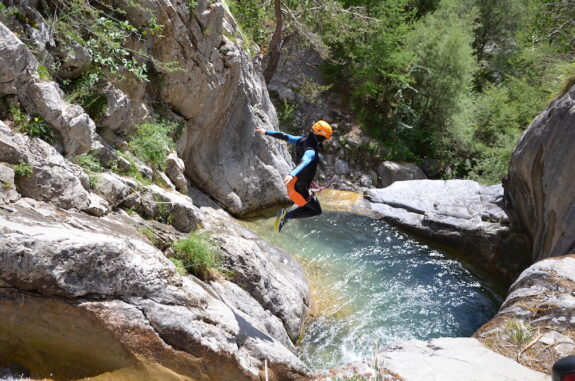 canyoning in de Franse Alpen