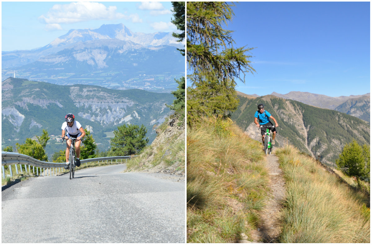 fietsen in de Franse Alpen